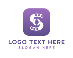 Chat - Tech Software Letter S logo design