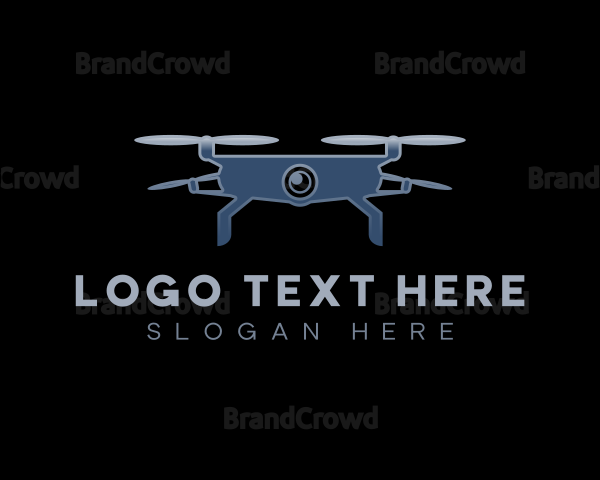 Drone Flight Camera Logo