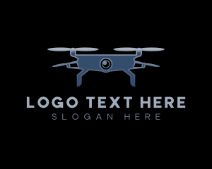 Surveying - Drone Flight Camera logo design