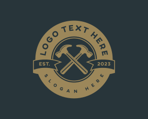 Repair - Artisan Hammer Carpentry logo design