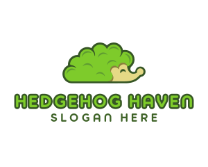 Hedgehog - Garden Bush Hedgehog logo design