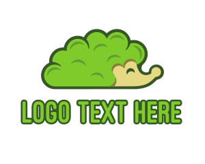 Animation - Green Bush Hedgehog logo design