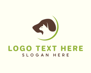 Dog Cat Veterinarian logo design