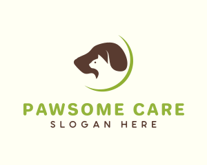 Dog Cat Veterinarian logo design