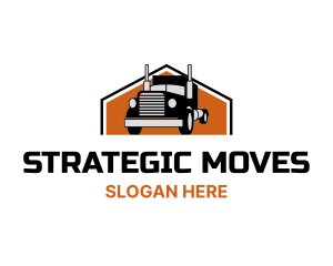 Logistics Freight Truck logo design