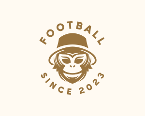 Avatar - Monkey Hat Hipster logo design