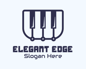 Online Piano Class logo design