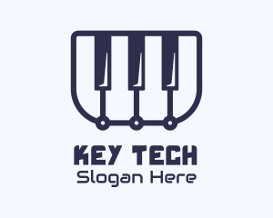 Keyboard - Online Piano Class logo design