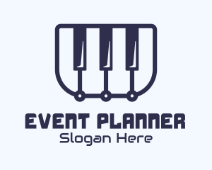 Musical Instrument - Online Piano Class logo design