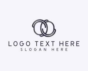 Letter O - Metallic Fashion Boutique logo design