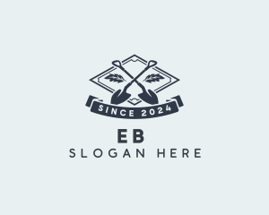 Emblem - Garden Shovel Tools logo design