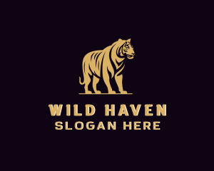 Tiger Wildlife Animal logo design