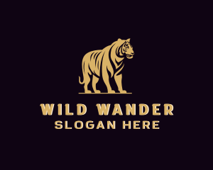 Tiger Wildlife Animal logo design