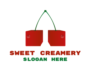 Sweet Cherry Cubes logo design