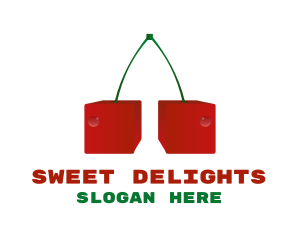 Sweet Cherry Cubes logo design