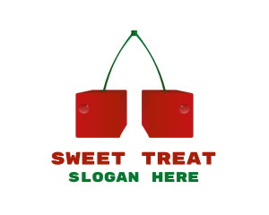 Sweet Cherry Cubes logo design