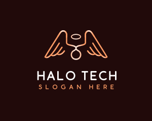 Halo - Celestial Halo Archangel logo design