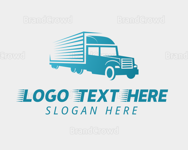 Logistic Truck Express Logo