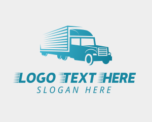 Packaging - Logistic Truck Express logo design