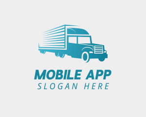 Logistic Truck Express Logo