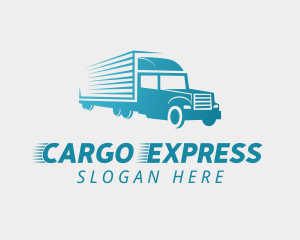 Logistic Truck Express logo design