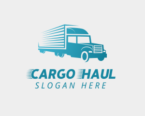 Logistic Truck Express logo design