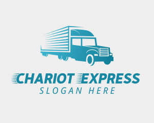 Logistic Truck Express logo design