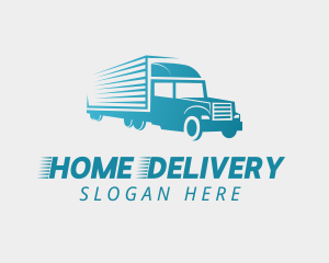 Logistic Truck Express logo design