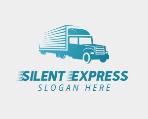 Logistic Truck Express logo design