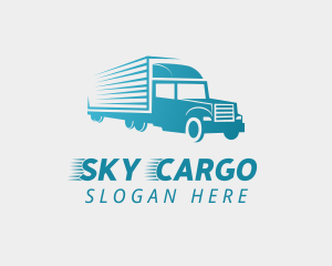 Logistic Truck Express logo design