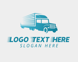 Logistic Truck Express Logo
