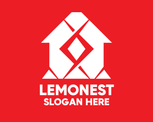 Land - Diamond Real Estate logo design
