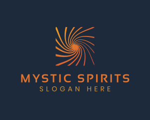 Water Drain Spiral logo design