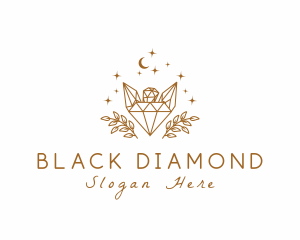 Cosmic Diamond Gemstones logo design