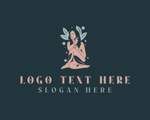 Model - Nude Woman Spa logo design