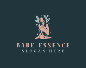 Nude Woman Spa logo design