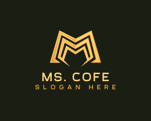 Startup Corporate Letter M logo design