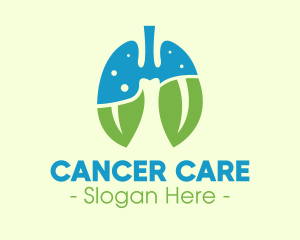 Cancer - Fresh Breath Lungs logo design