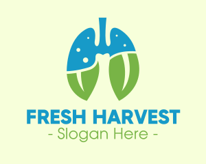 Fresh - Fresh Breath Lungs logo design