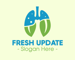 Fresh Breath Lungs logo design