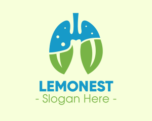 Breathing - Fresh Breath Lungs logo design