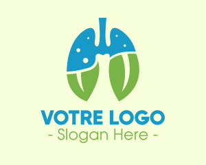 Fresh Breath Lungs logo design