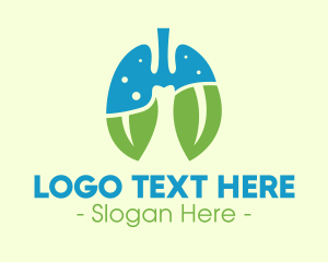 Respiratory - Fresh Breath Lungs logo design