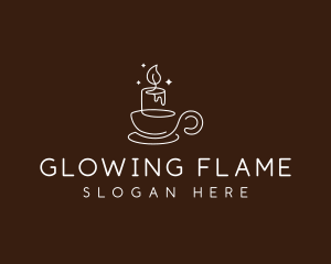 Wax Candle Decor logo design