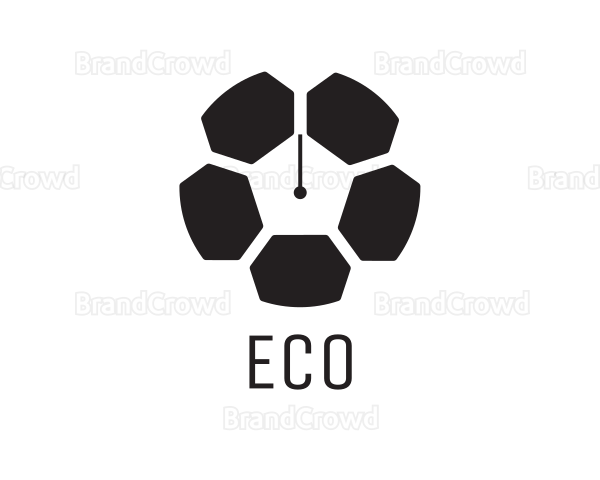 Soccer Ball Watch Clock Logo