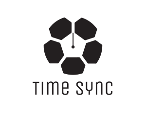 Schedule - Soccer Ball Watch Clock logo design