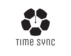 Soccer Ball Clock logo design