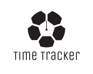 Soccer Ball Clock logo design