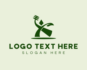 Vegan - Abstract Healthy Lifestyle logo design