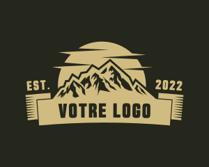 Mountain Peak Scenery Logo
